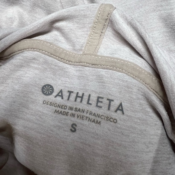 ATHLETA Uptempo Hoodie Sweatshirt Heather Pink S - Picture 7 of 10